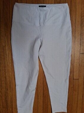 Athena Marie Women's White Slimming Stretch Pants